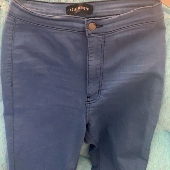 FASHION NOVA Super High Waist Denim Skinnies - Picture 4 of 6